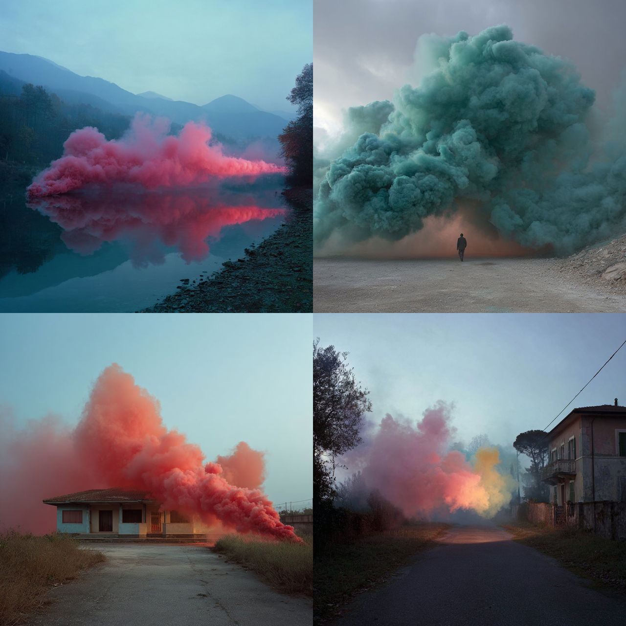 Filippo Minelli style, Midjourney V7, render 1 of 4