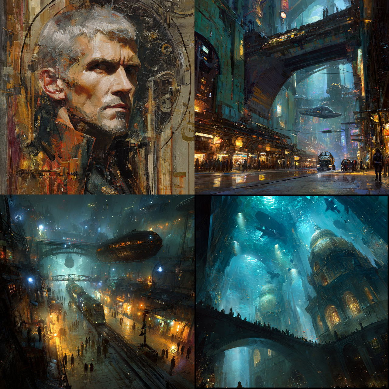 Finnian MacManus style, Midjourney V7, render 1 of 4
