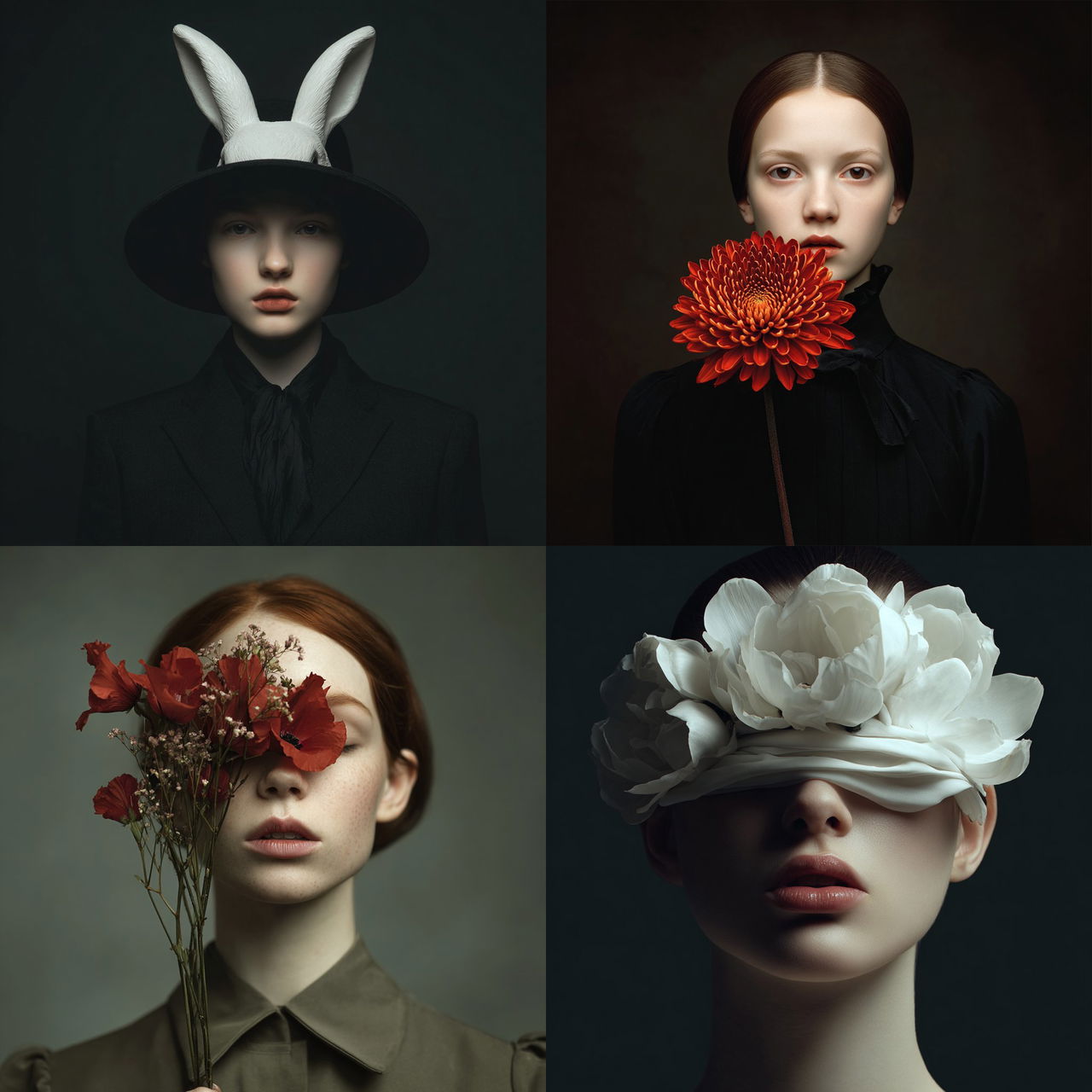 Flora Borsi style, Midjourney V7, render 1 of 4