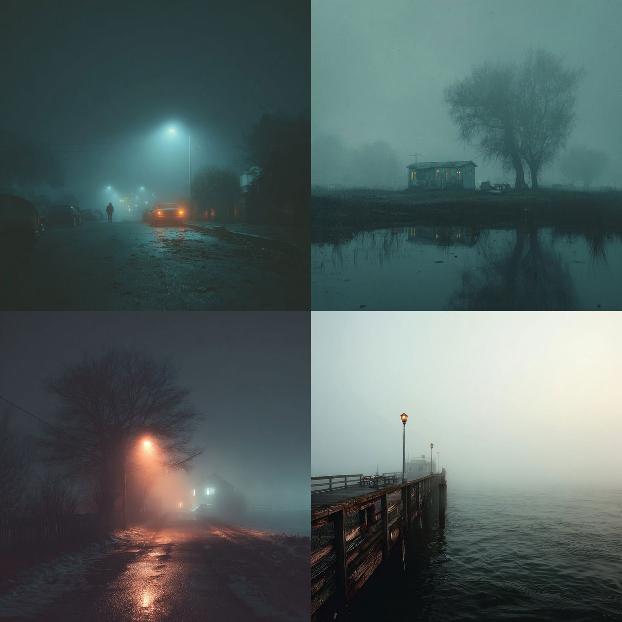 Foggy style, Midjourney V7, render 1 of 4