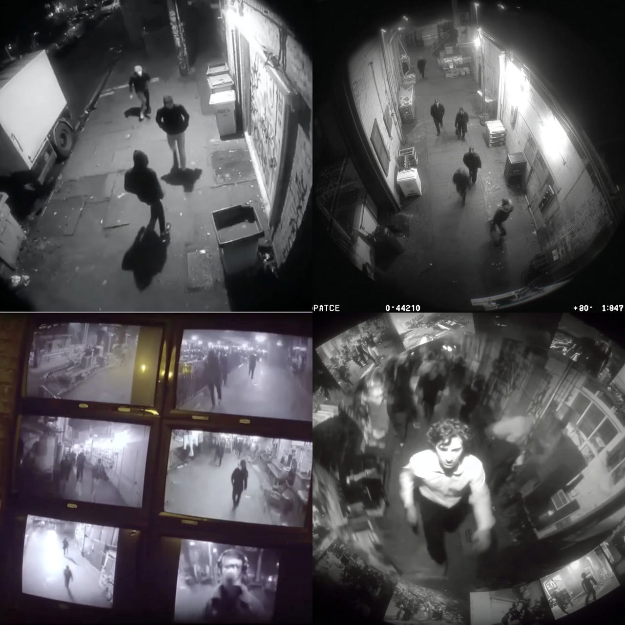 Footage from CCTV style, Midjourney V7, render 1 of 4