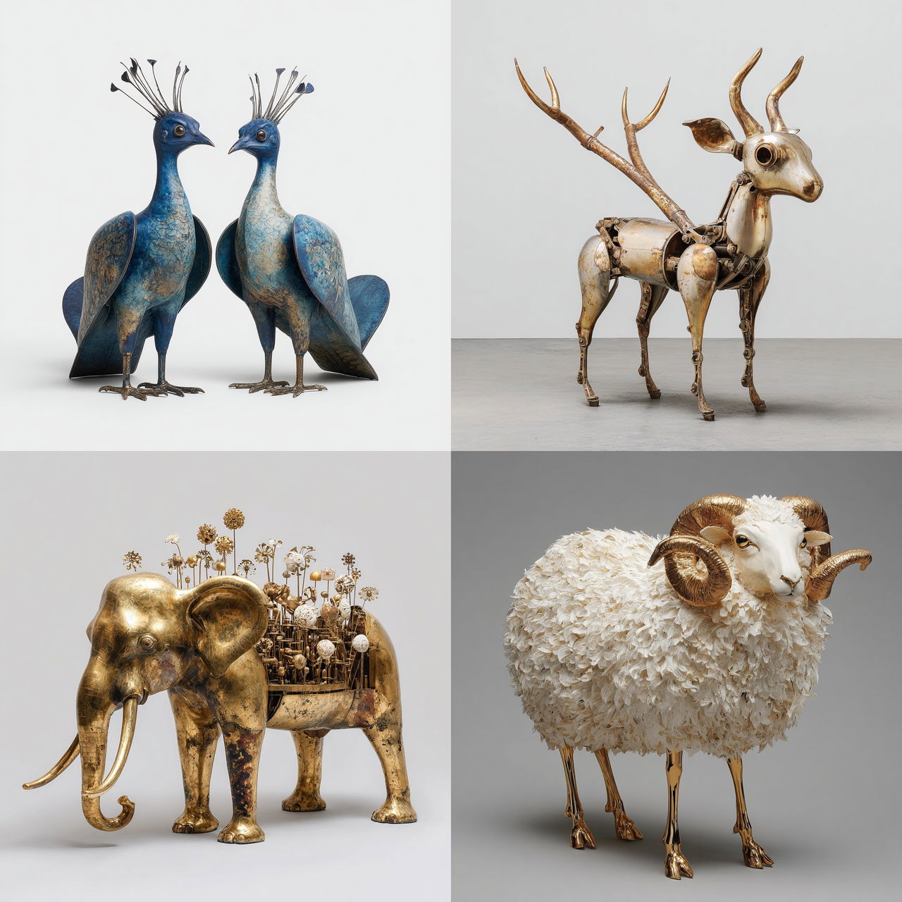 Francois-Xavier Lalanne style, Midjourney V7, render 1 of 4