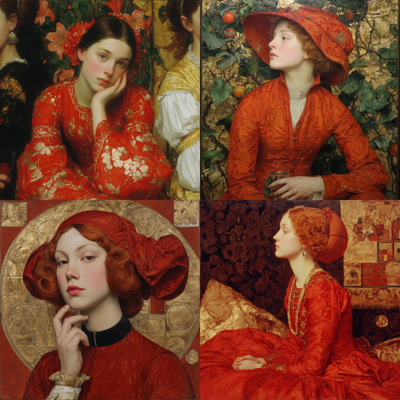 Frank Cadogan Cowper style, Midjourney V7, render 1 of 4