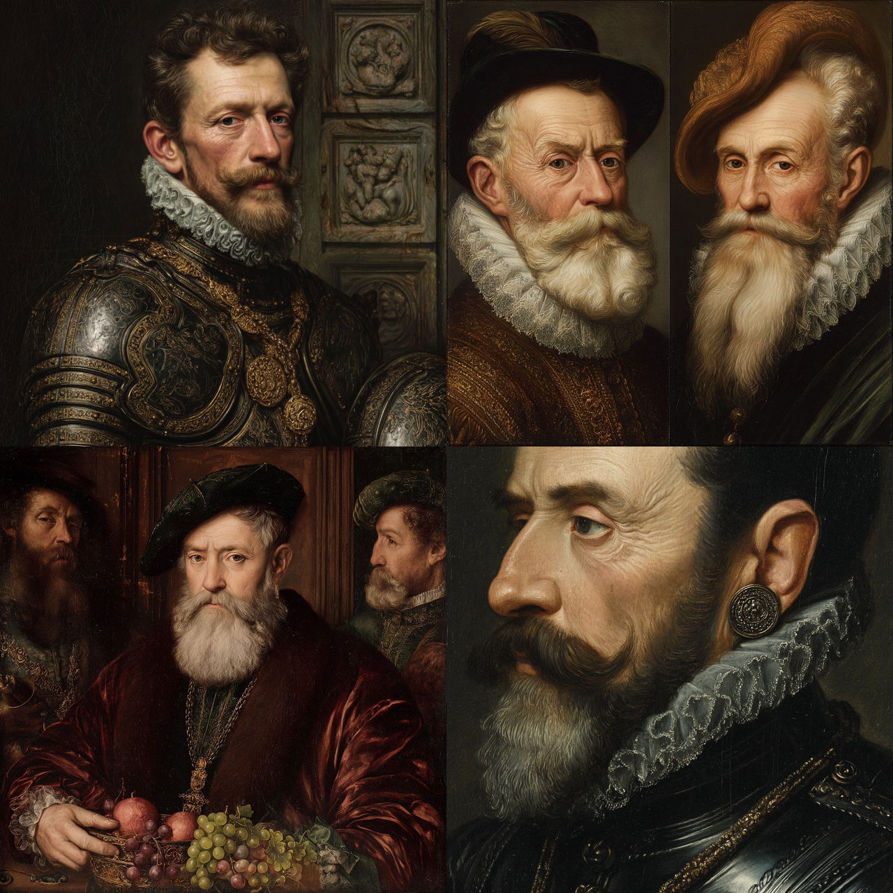 Frans Floris style, Midjourney V7, render 1 of 4