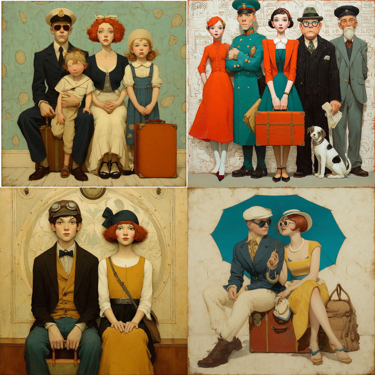 Fred Calleri style, Midjourney V7, render 1 of 4