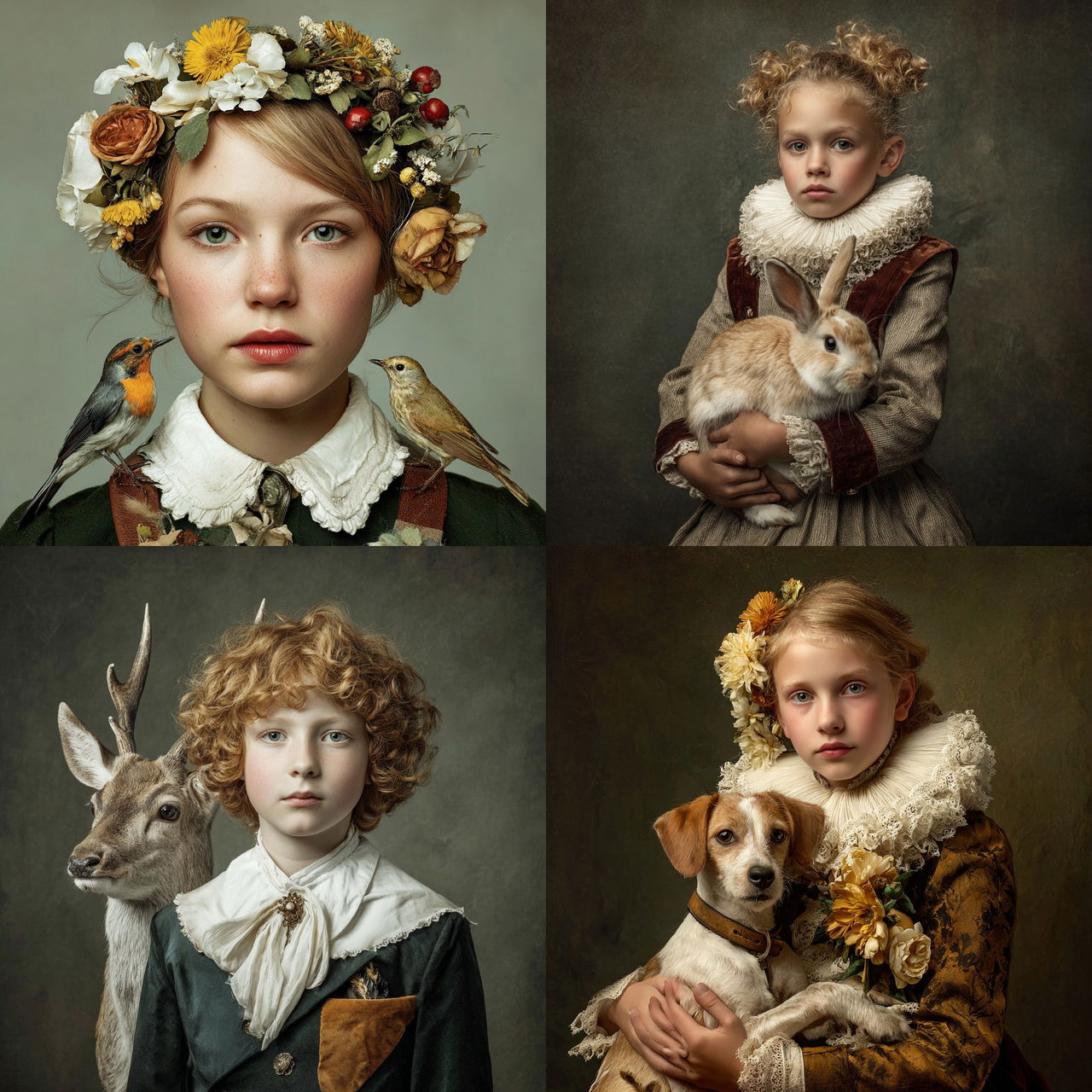 Frieke Janssens style, Midjourney V7, render 1 of 4