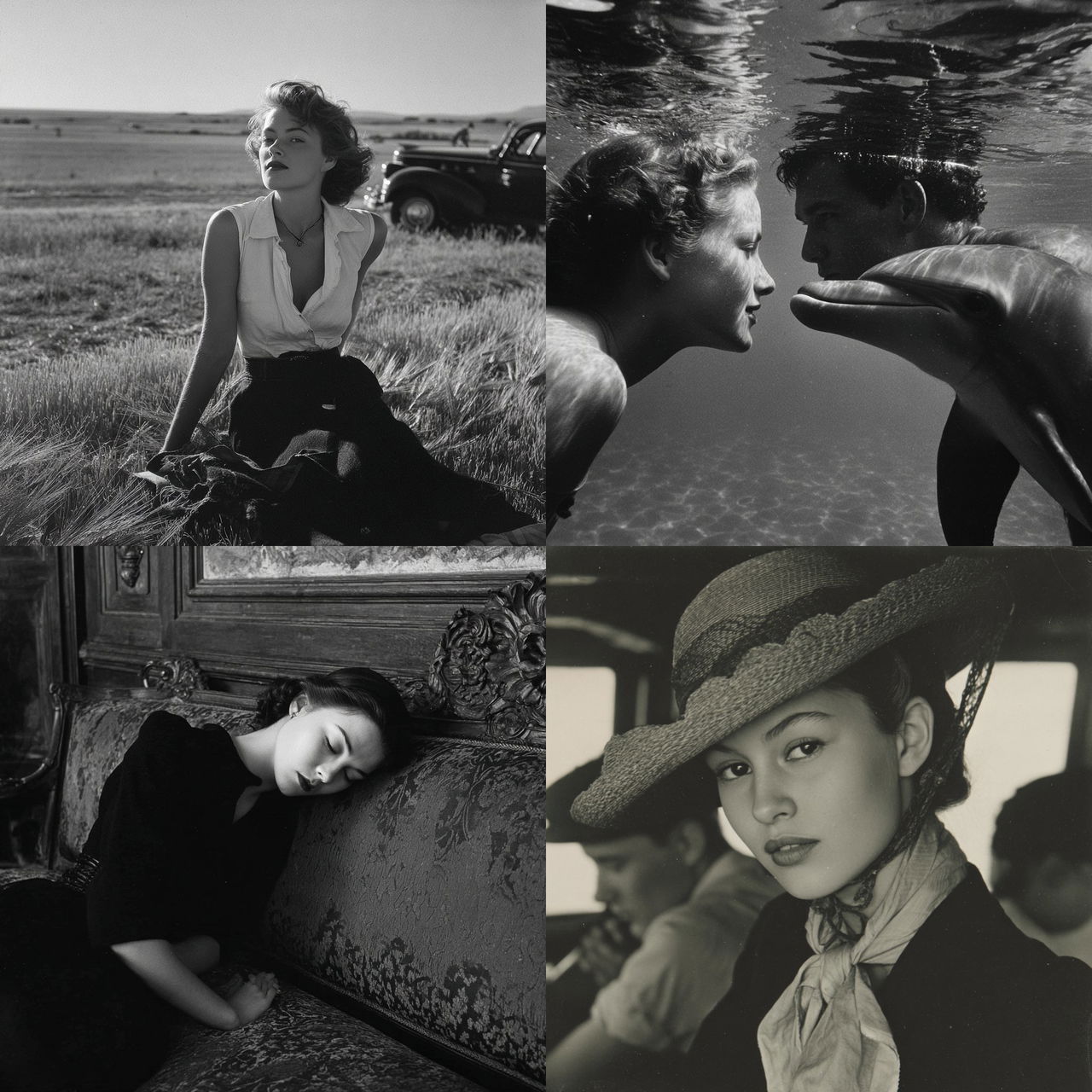 Fritz Henle style, Midjourney V7, render 1 of 4