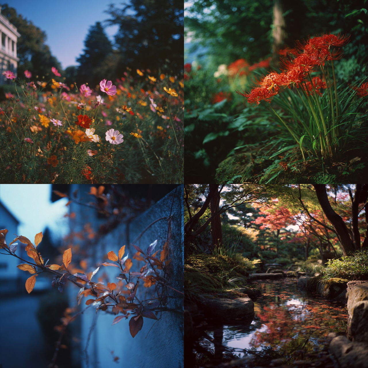 Fujicolor Fujichrome Velvia 100 style, Midjourney V7, render 1 of 4