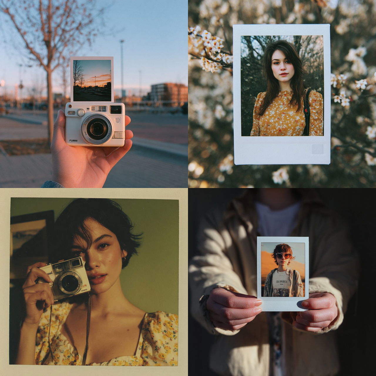 Fujifilm instax style, Midjourney V7, render 1 of 4