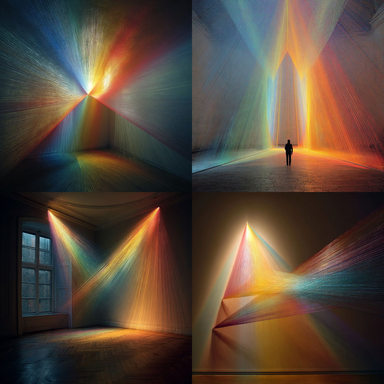 Gabriel Dawe style, Midjourney V7, render 1 of 4
