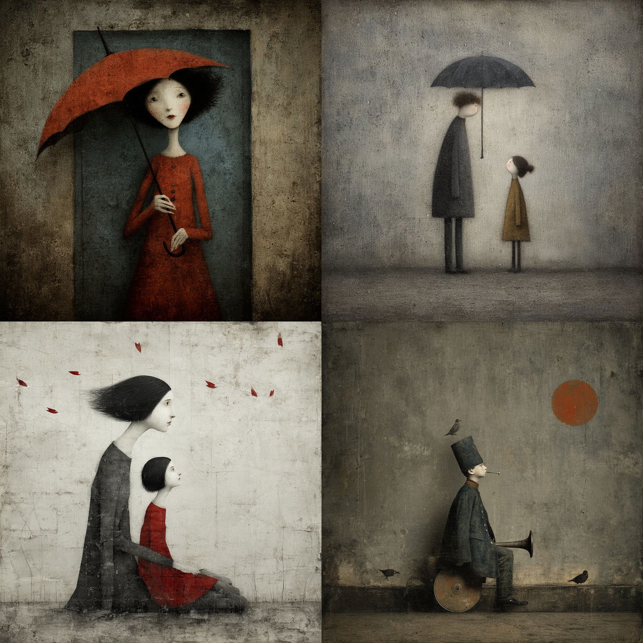 Gabriel Pacheco style, Midjourney V7, render 1 of 4