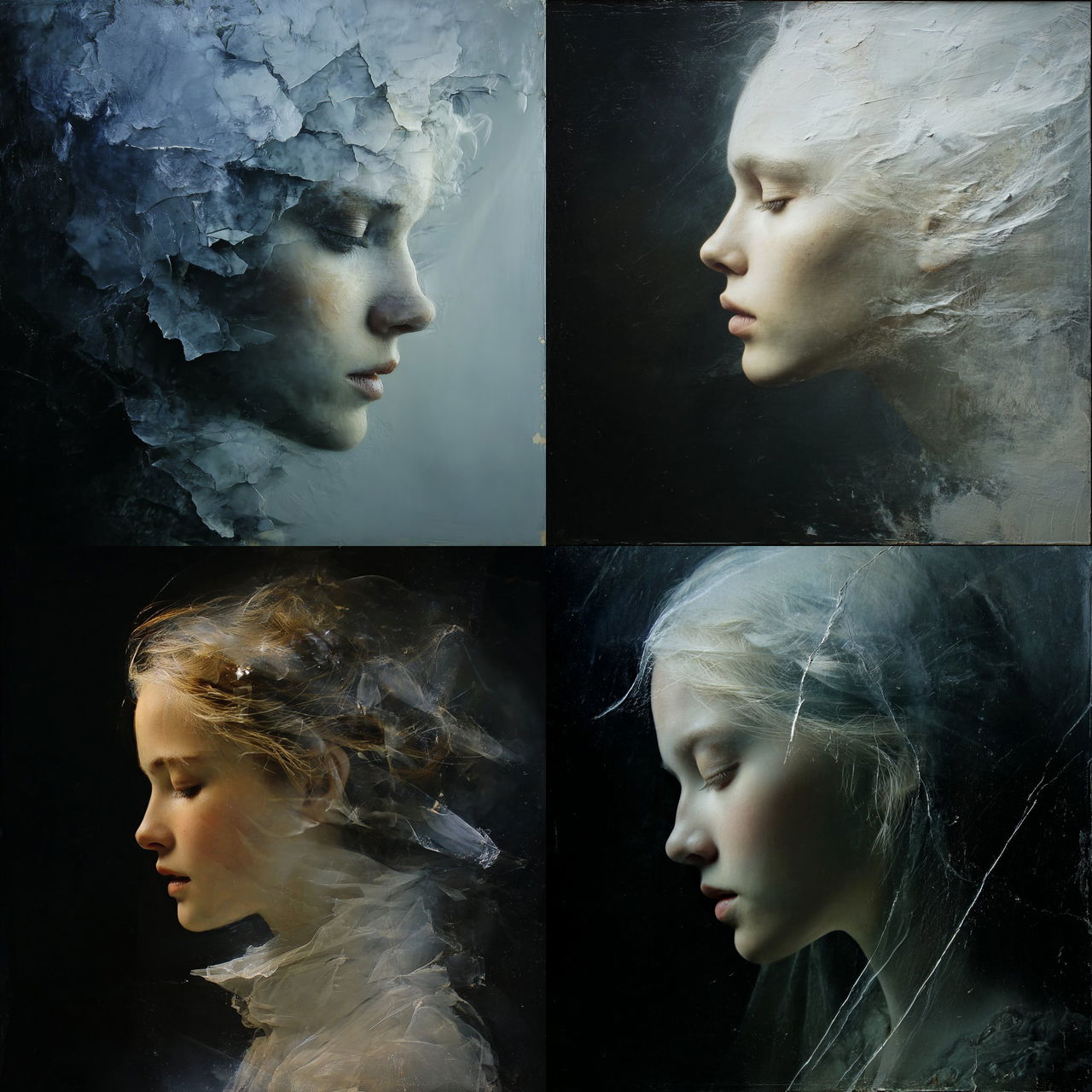 Gabriele Viertel style, Midjourney V7, render 1 of 4