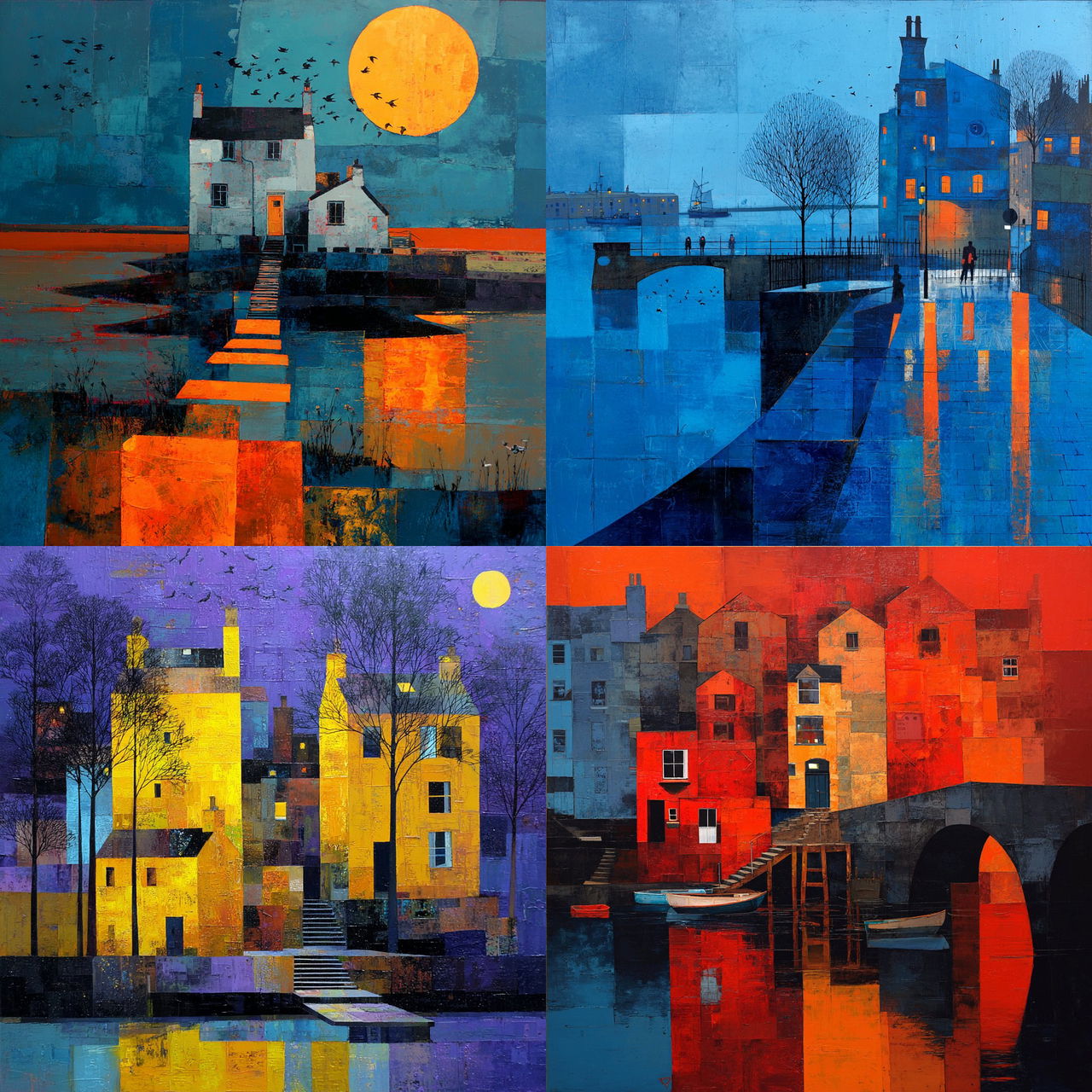 George Birrell style, Midjourney V7, render 1 of 4