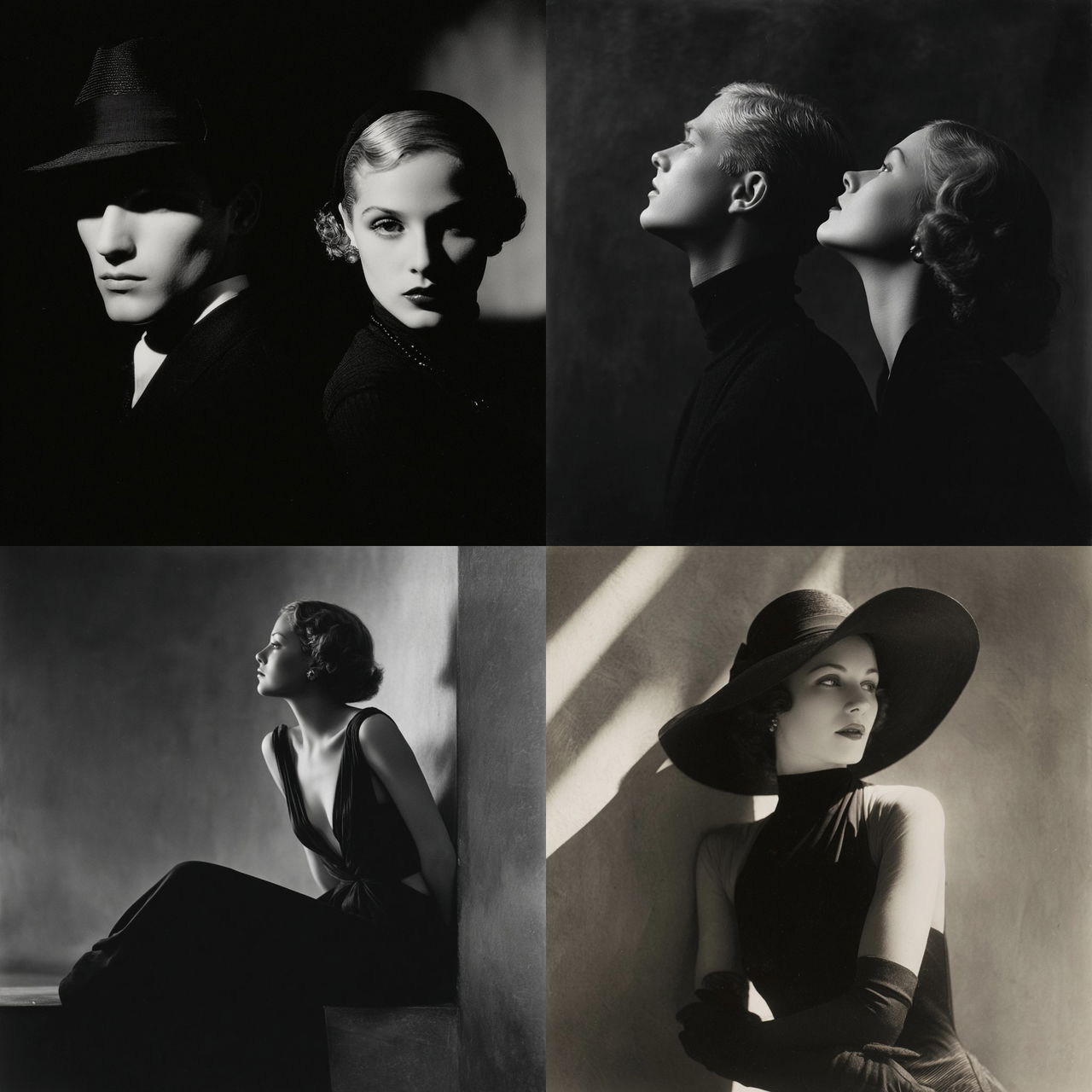 George Hoyningen-Huene style, Midjourney V7, render 1 of 4