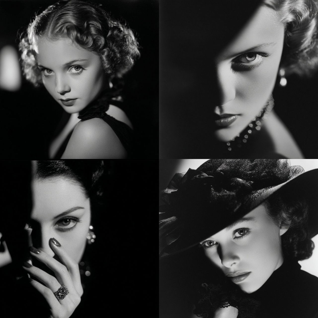 George Hurrell style, Midjourney V7, render 1 of 4