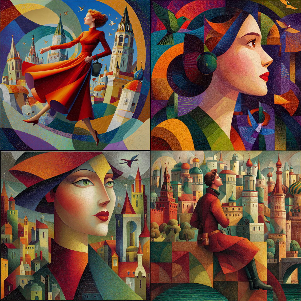 Georgy Kurasov style, Midjourney V7, render 1 of 4
