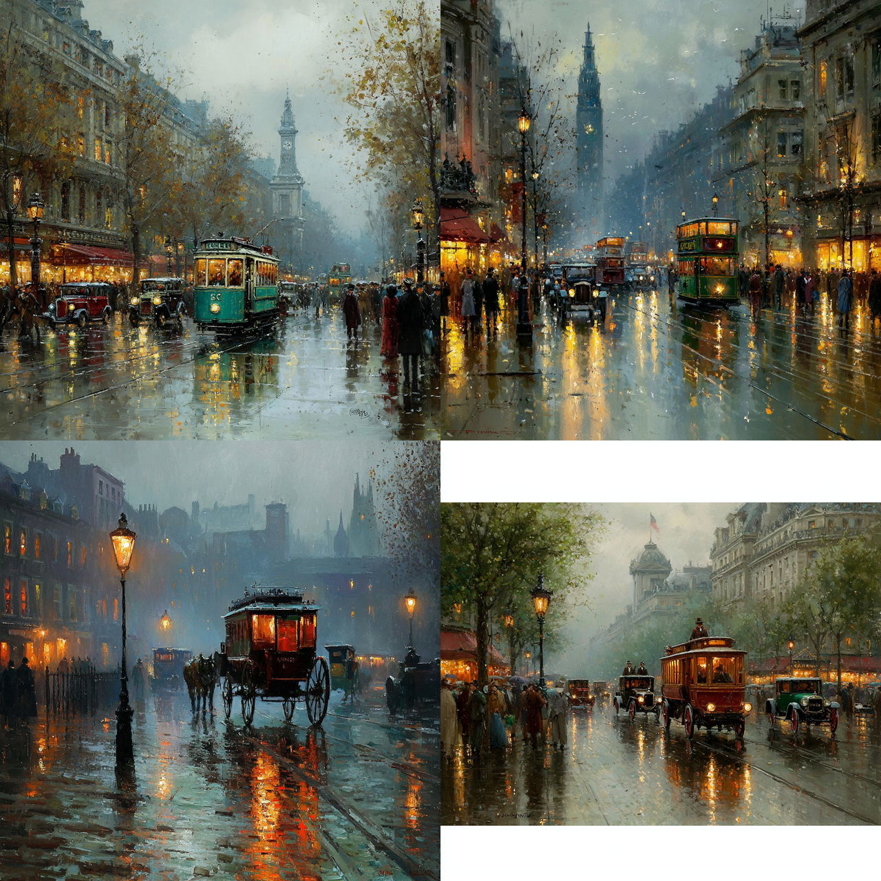 Gerald Harvey Jones style, Midjourney V7, render 1 of 4
