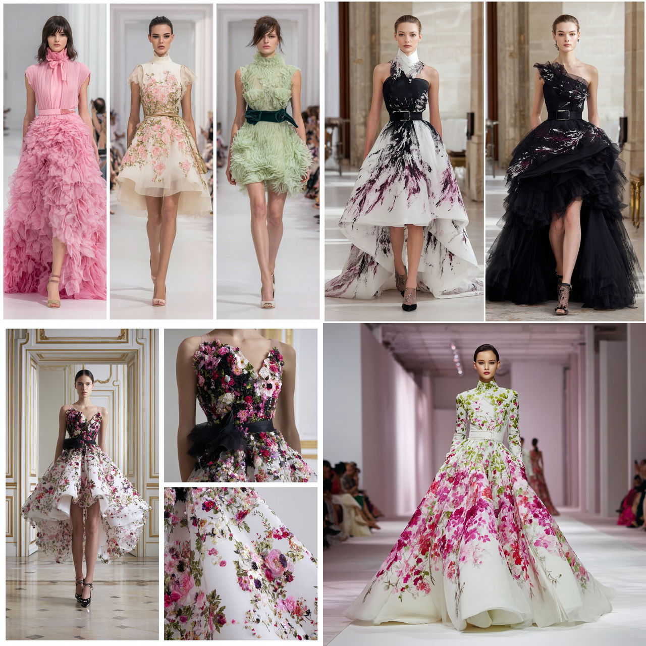 Giambattista Valli style, Midjourney V7, render 1 of 4
