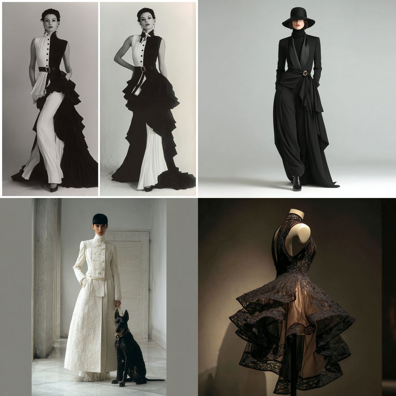 Gianfranco Ferre style, Midjourney V7, render 1 of 4