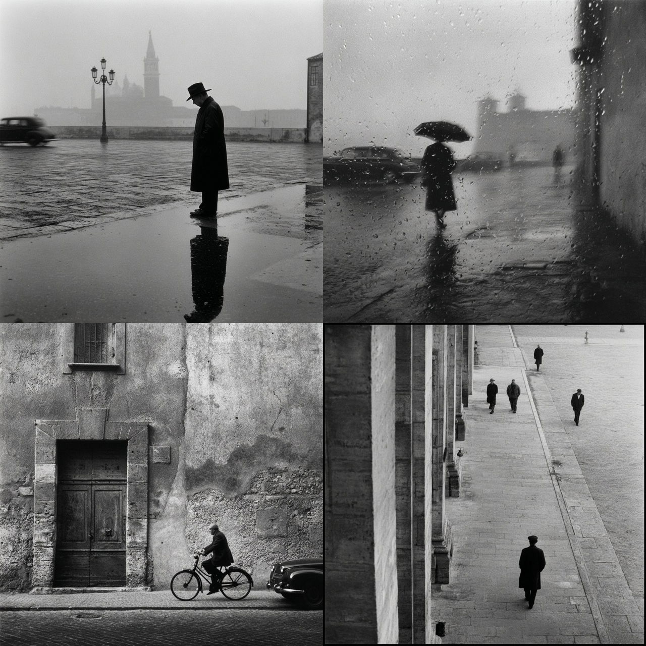 Gianni Berengo Gardin style, Midjourney V7, render 1 of 4
