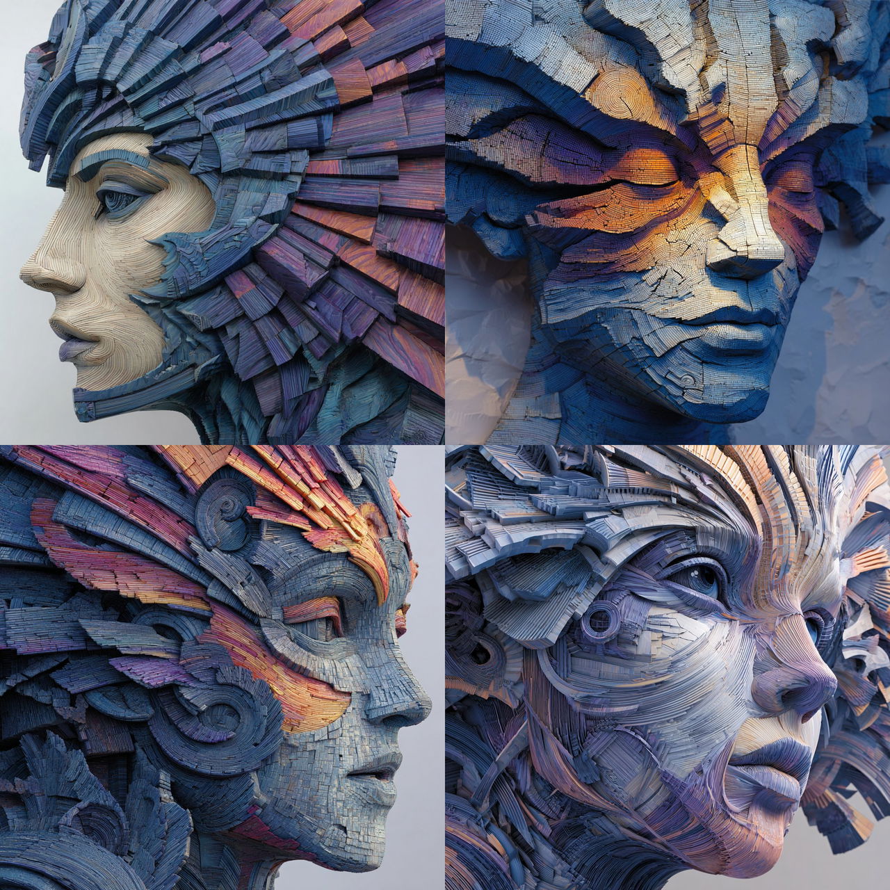 Gil Bruvel style, Midjourney V7, render 1 of 4