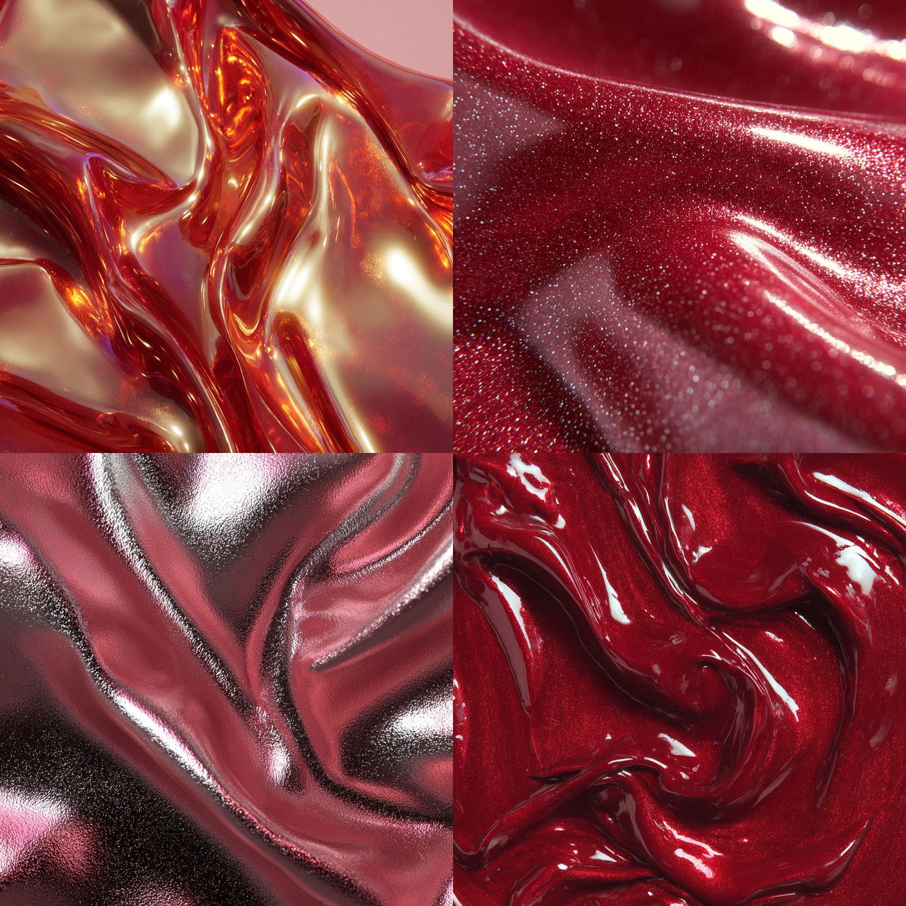 Glossy texture style, Midjourney V7, render 1 of 4