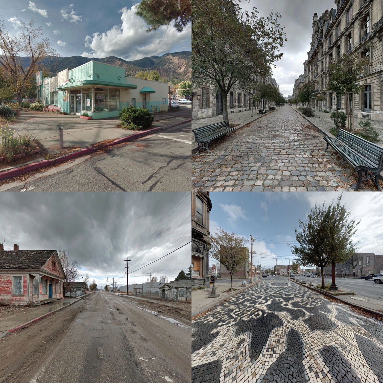 Google Street View style, Midjourney V7, render 1 of 4