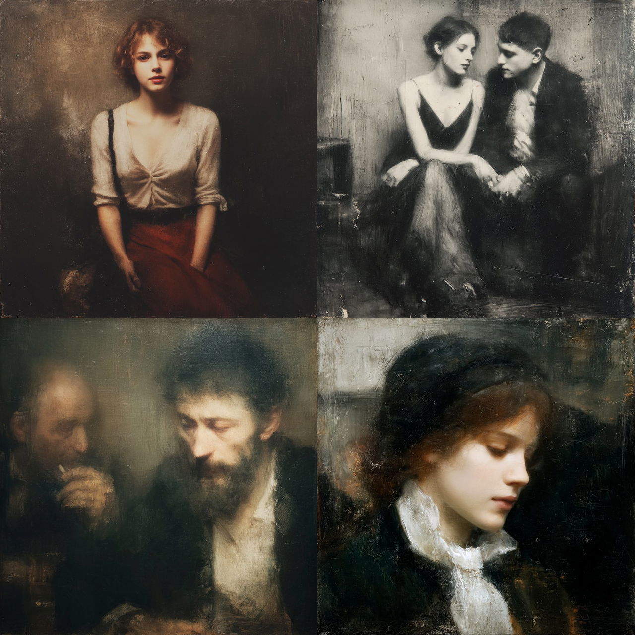 Grigory Gluckmann style, Midjourney V7, render 1 of 4