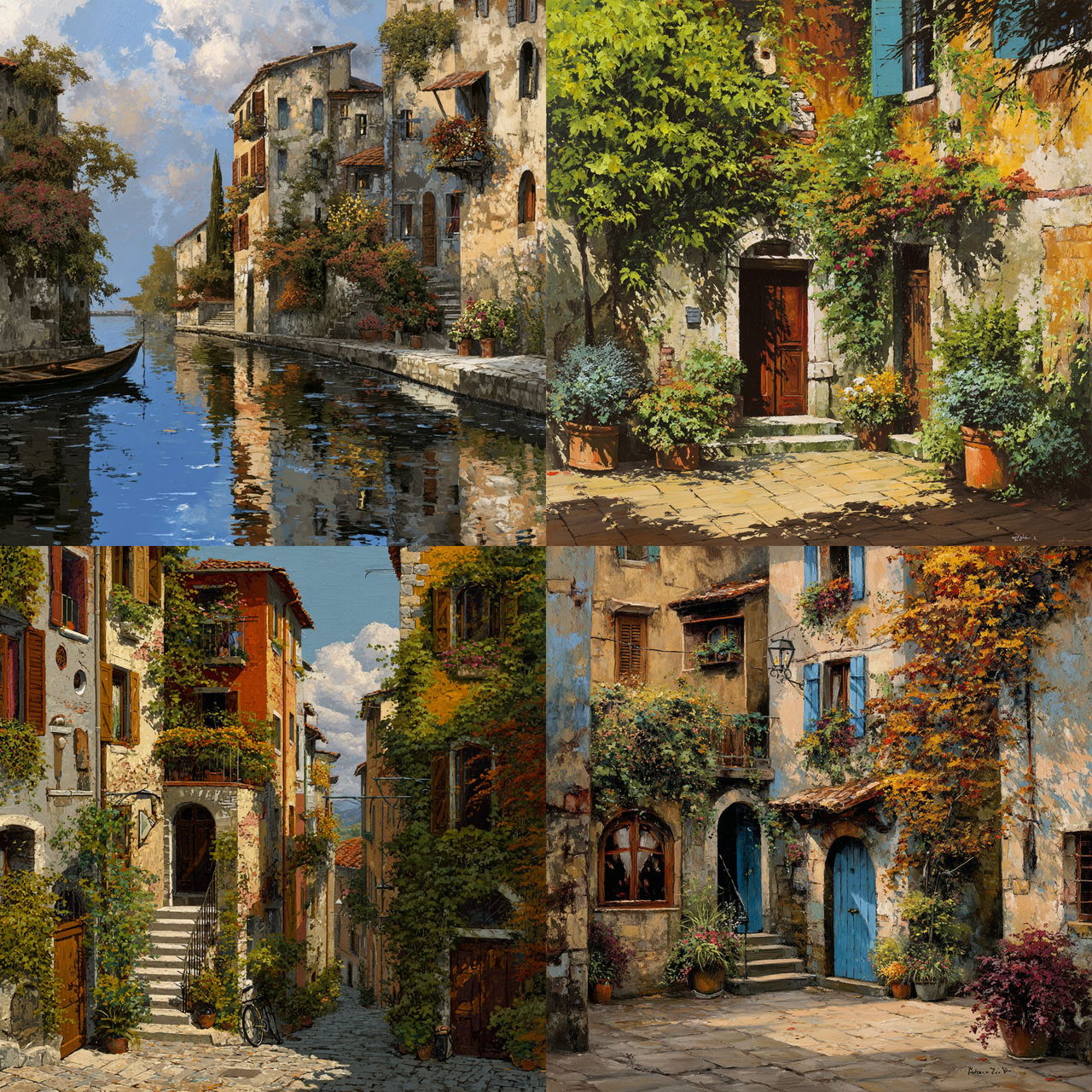 Guido Borelli da Caluso style, Midjourney V7, render 1 of 4