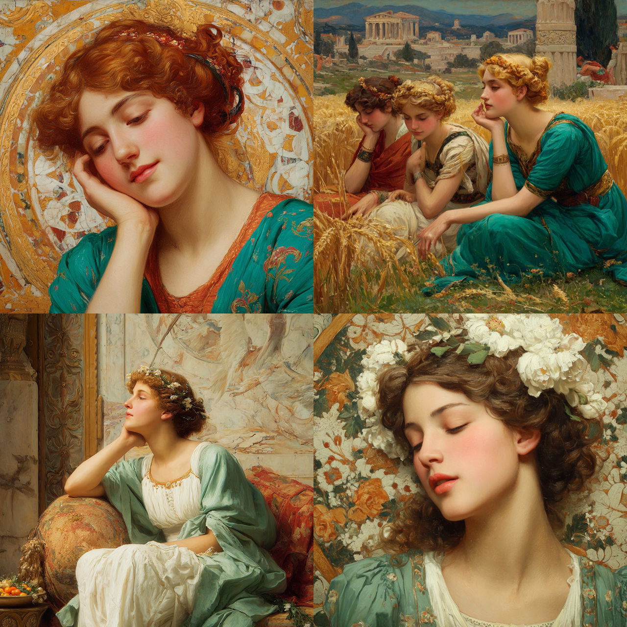 Guillaume Seignac style, Midjourney V7, render 1 of 4