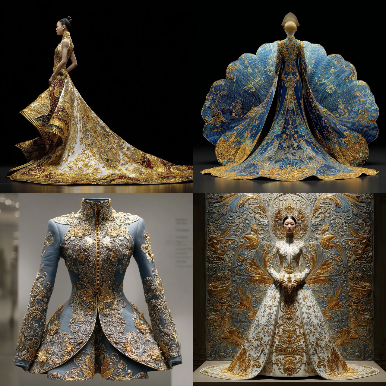 Guo Pei style, Midjourney V7, render 1 of 4