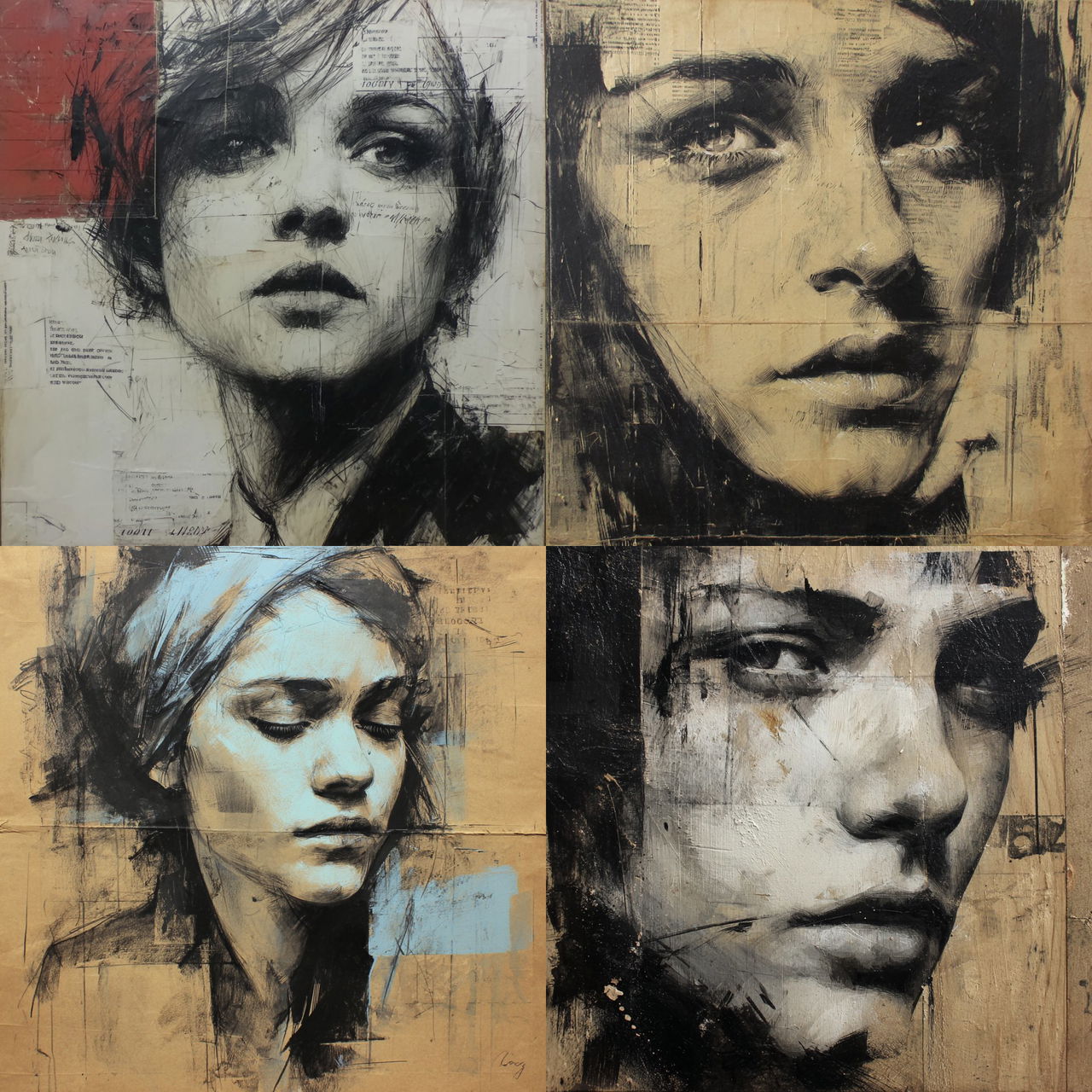 Guy Denning style, Midjourney V7, render 1 of 4