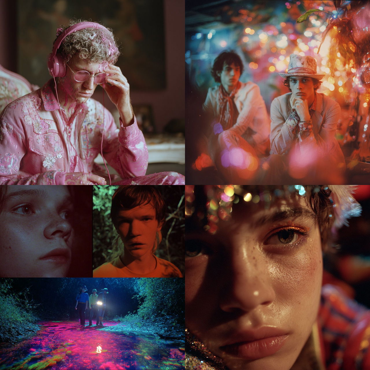 Harmony Korine style, Midjourney V7, render 1 of 4