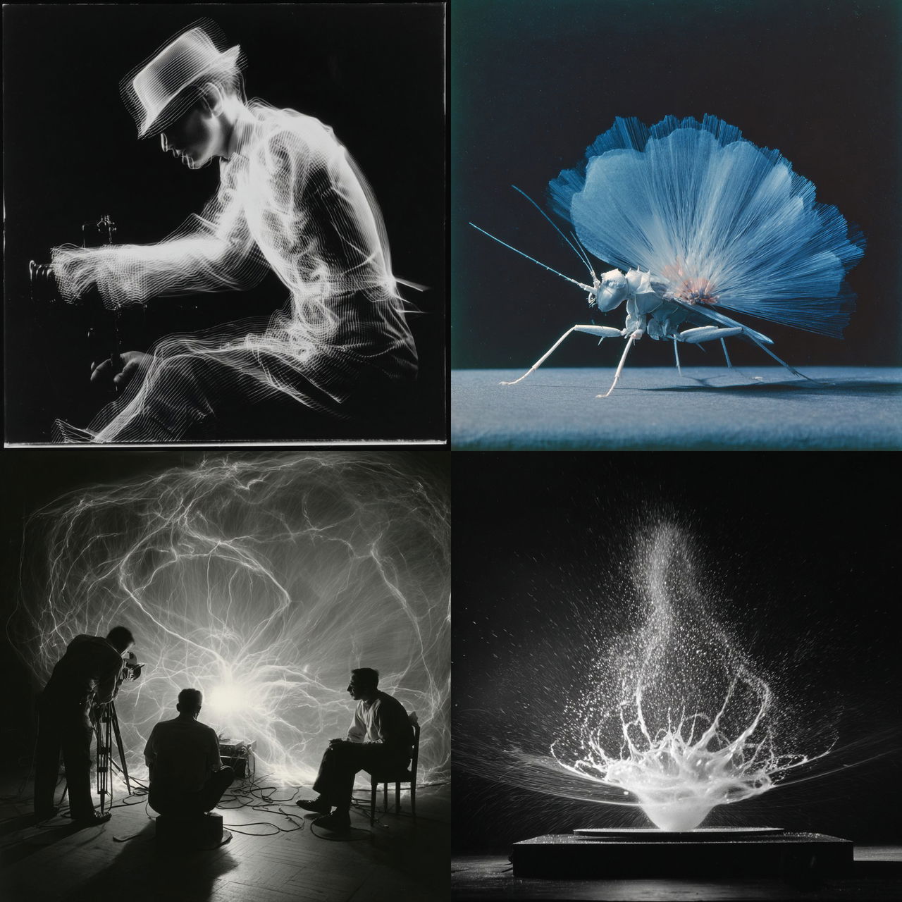 Harold Edgerton style, Midjourney V7, render 1 of 4