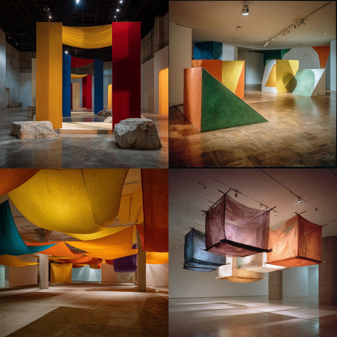 Helio Oiticica style, Midjourney V7, render 1 of 4