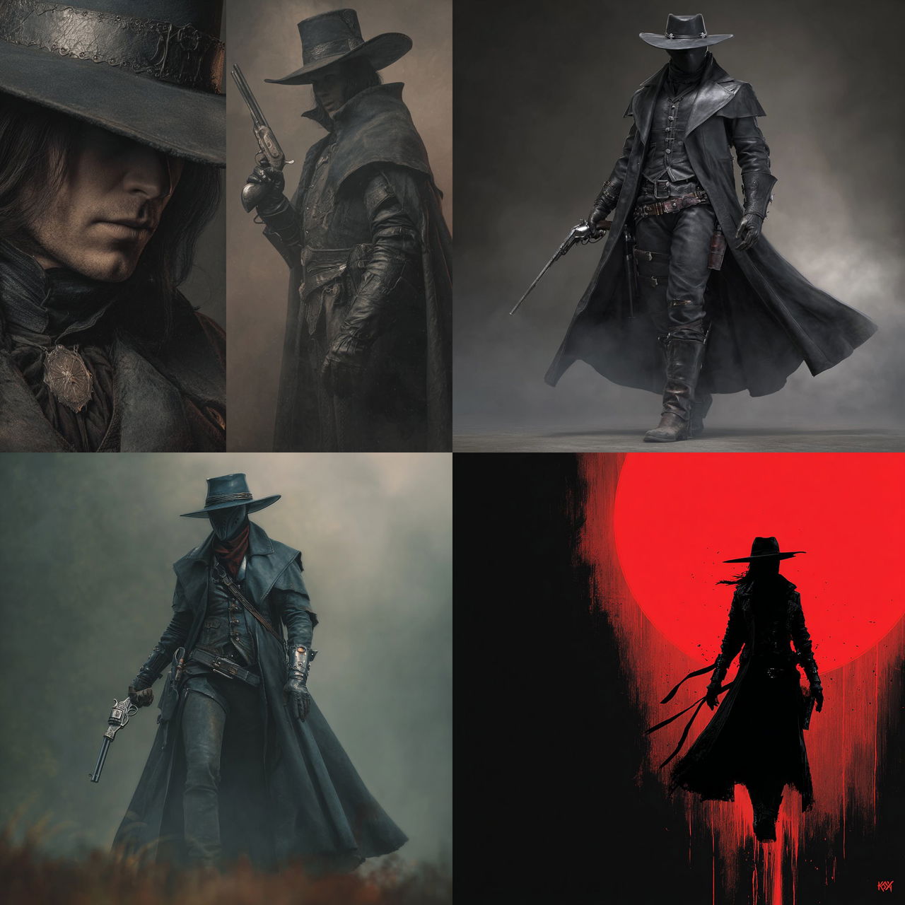Helsing style, Midjourney V7, render 1 of 4