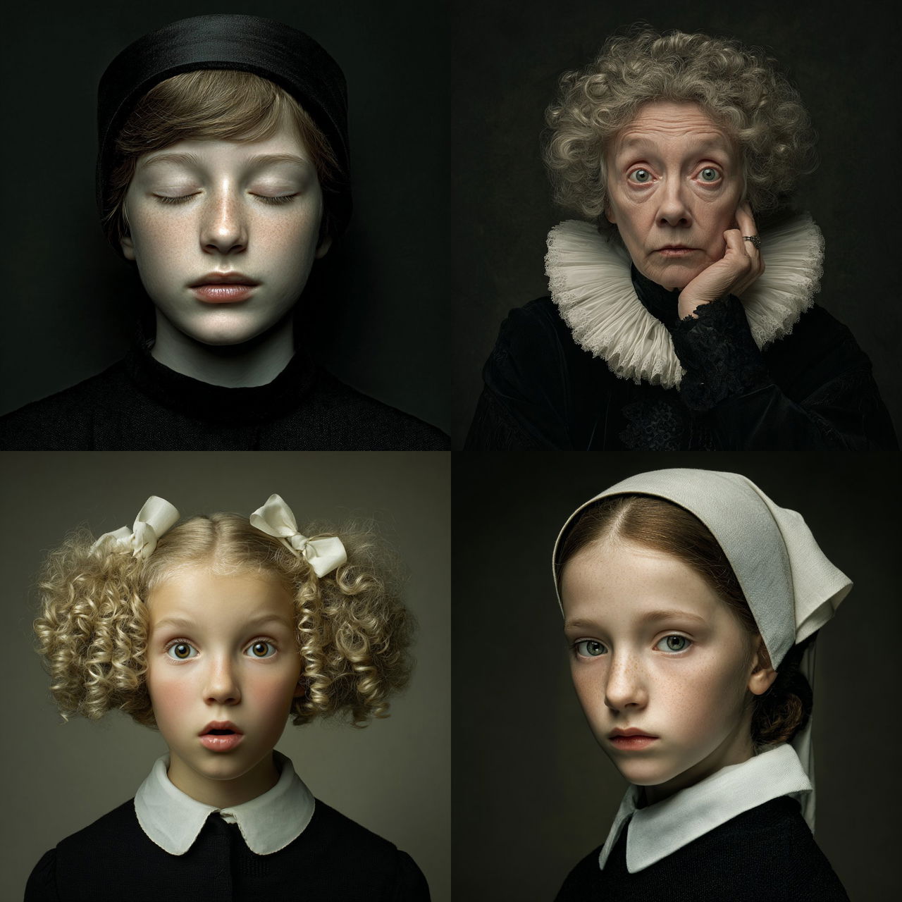 Hendrik Kerstens style, Midjourney V7, render 1 of 4