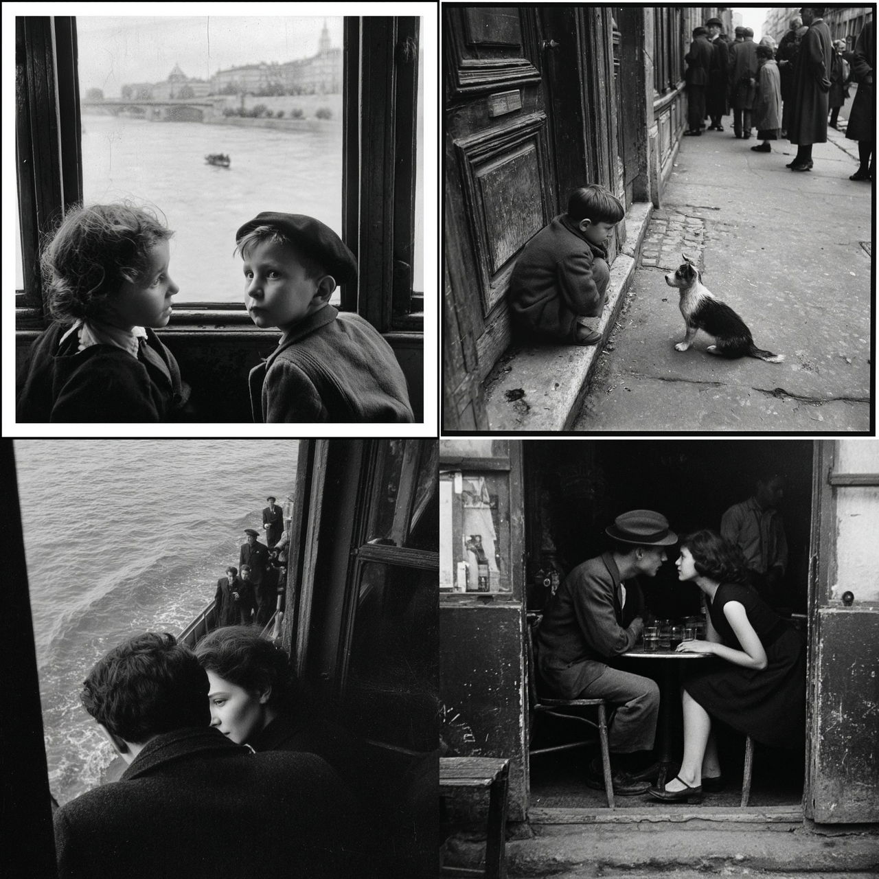 Henri Cartier-Bresson style, Midjourney V7, render 1 of 4