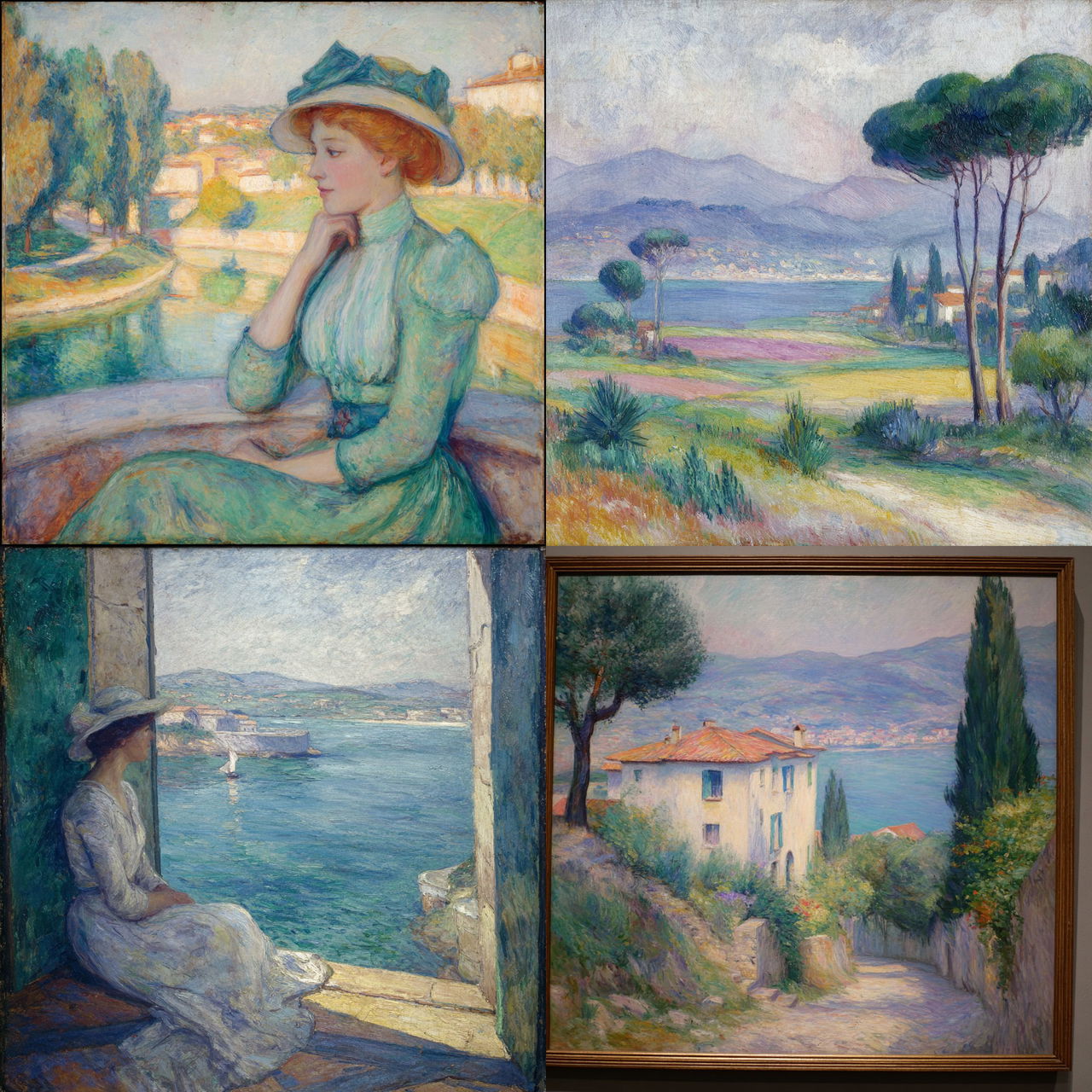 Henri Lebasque style, Midjourney V7, render 1 of 4