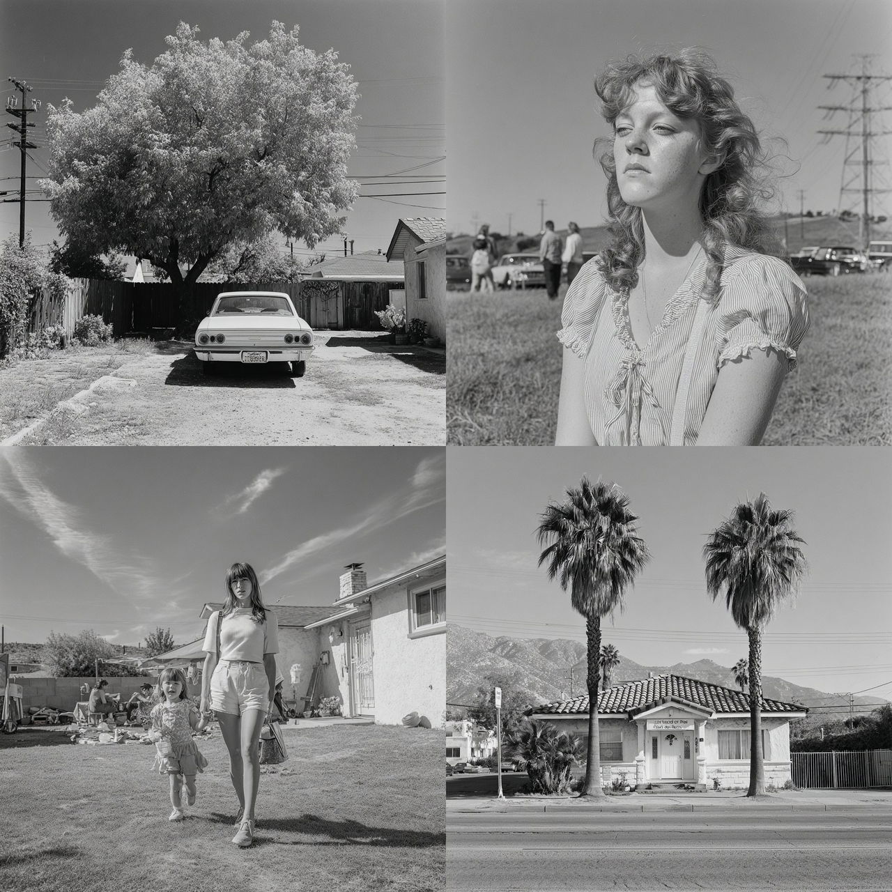 Henry Wessel style, Midjourney V7, render 1 of 4