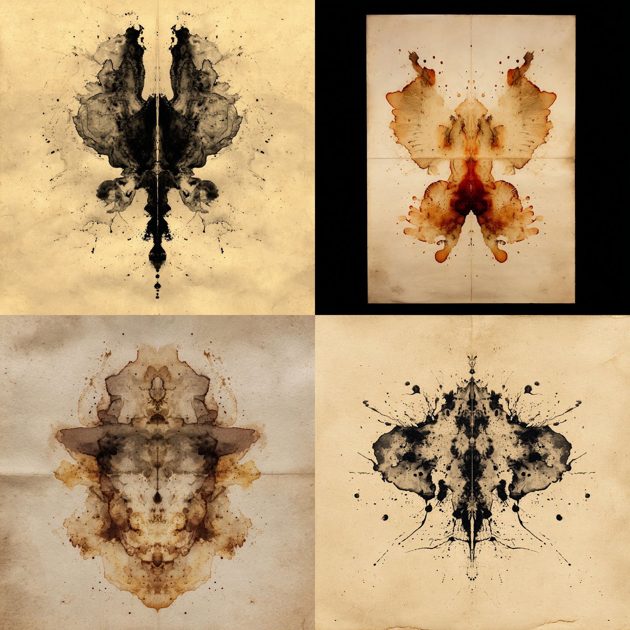 Hermann Rorschach style, Midjourney V7, render 1 of 4