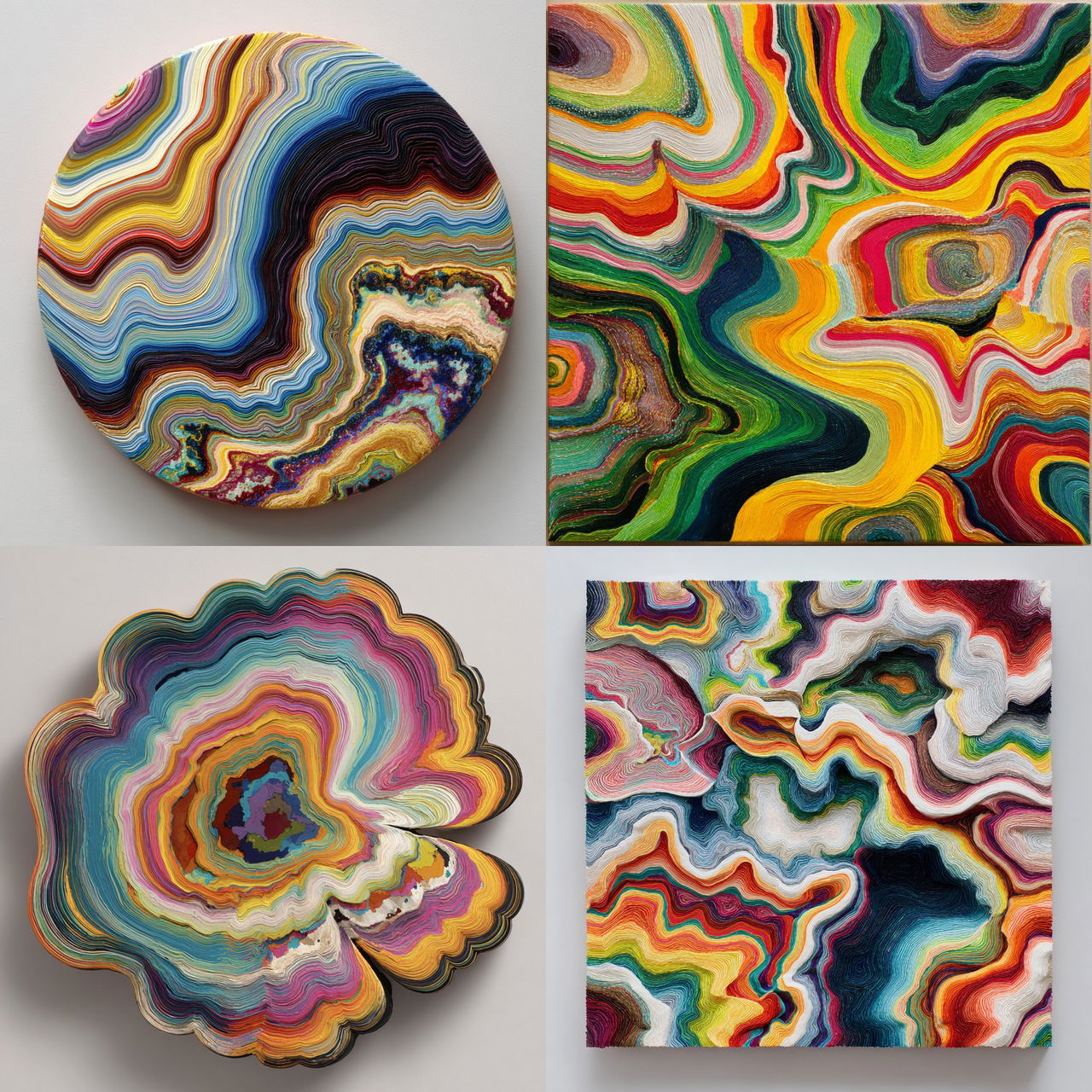 Holton Rower style, Midjourney V7, render 1 of 4