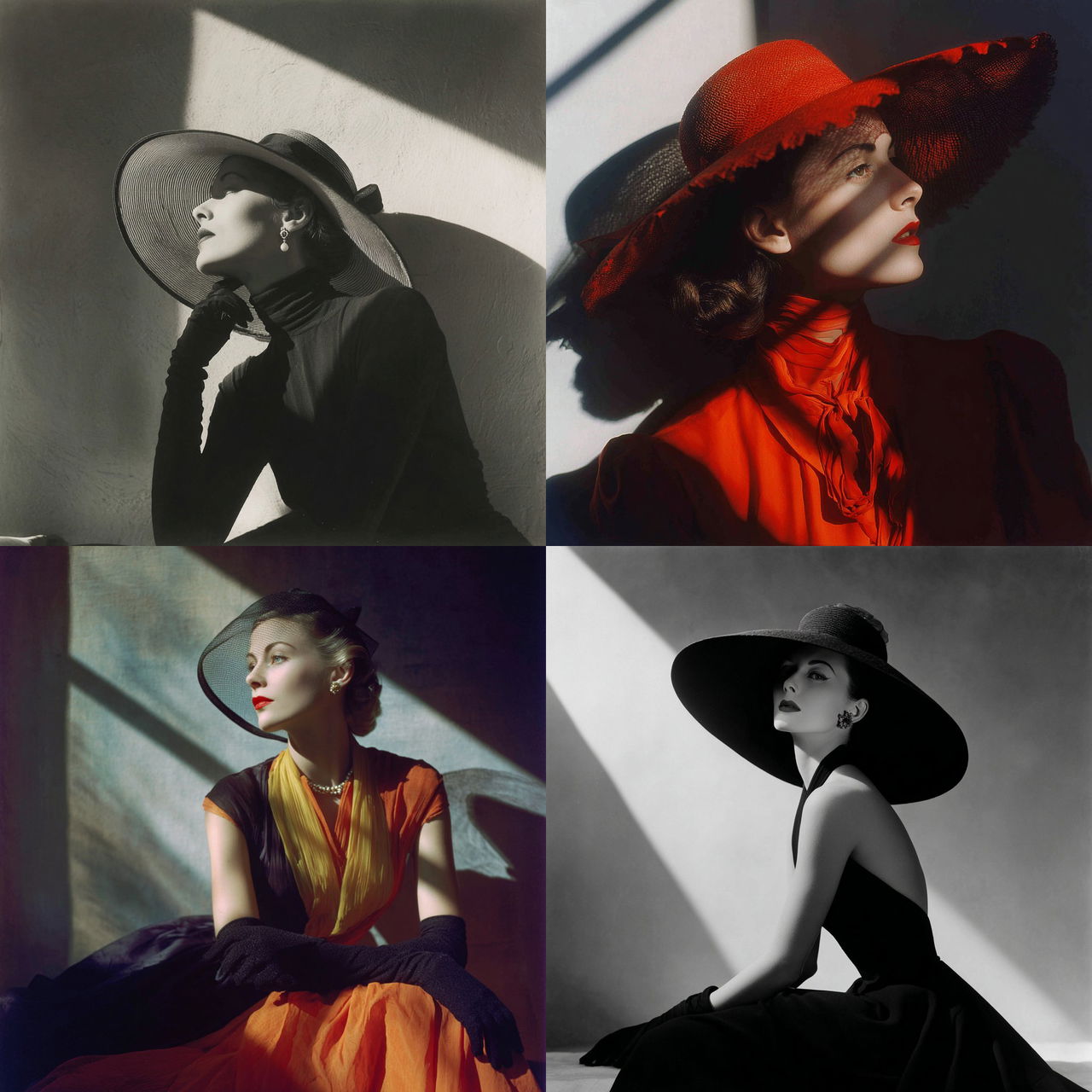 Horst P. Horst style, Midjourney V7, render 1 of 4