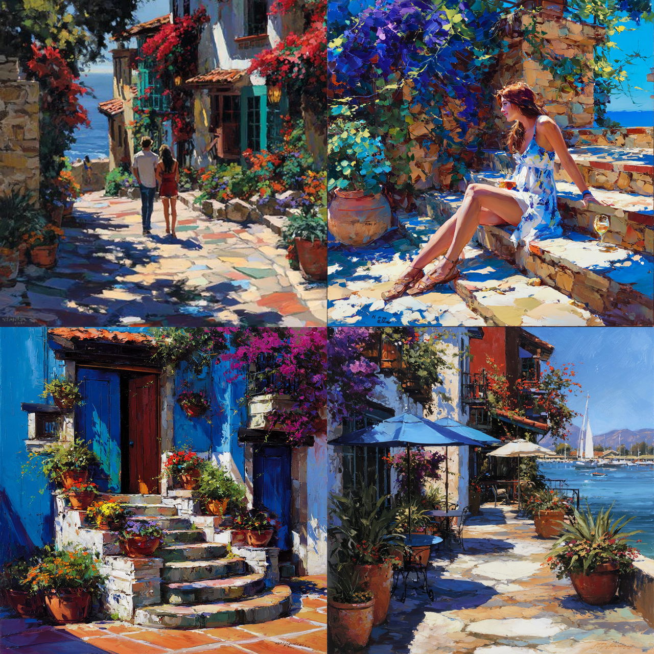 Howard Behrens style, Midjourney V7, render 1 of 4