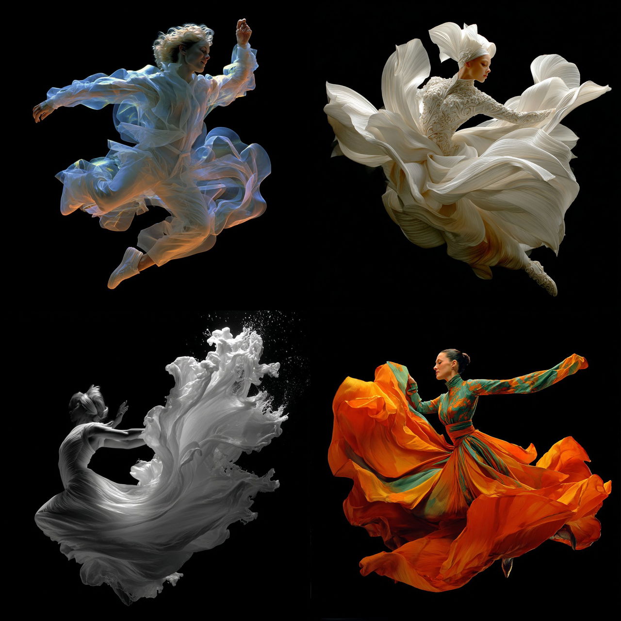 Howard Schatz style, Midjourney V7, render 1 of 4