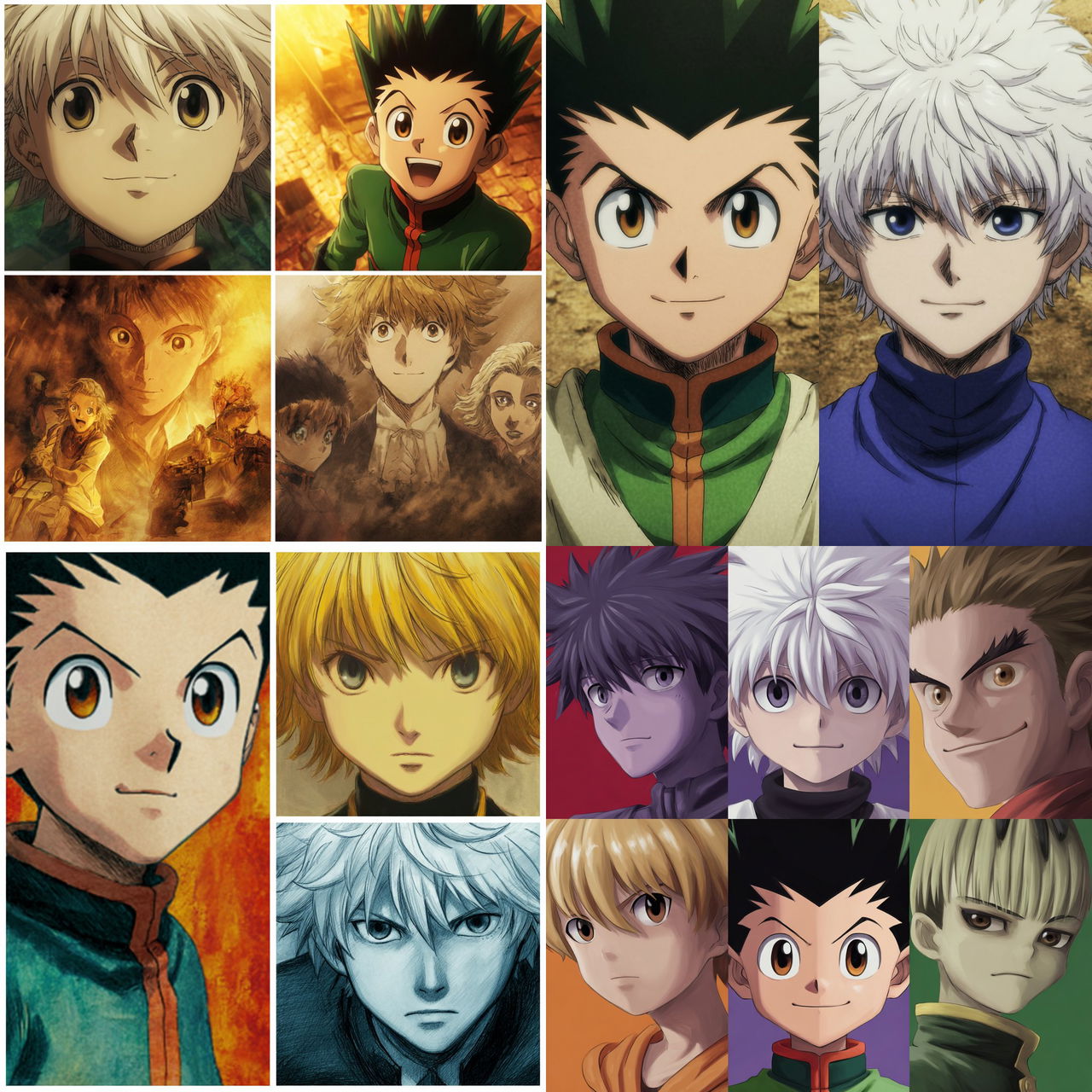 Hunter x Hunter style, Midjourney V7, render 1 of 4