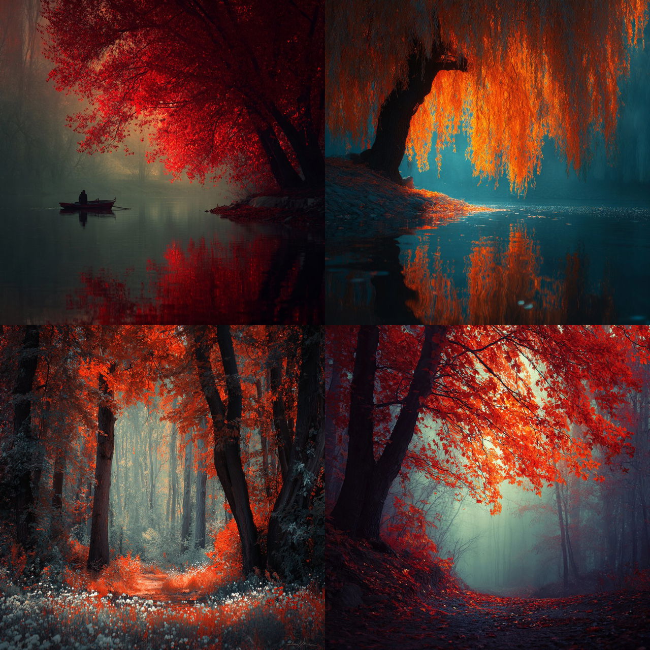 Ildiko Neer style, Midjourney V7, render 1 of 4