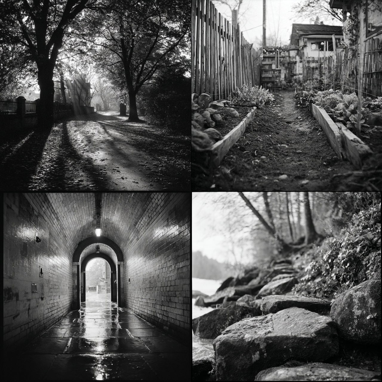 Ilford FP4 125 style, Midjourney V7, render 1 of 4