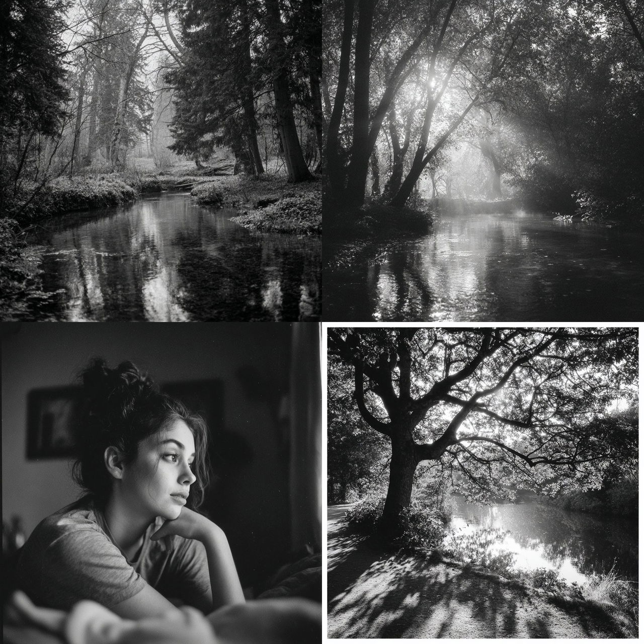 Ilford XP2 400 style, Midjourney V7, render 1 of 4