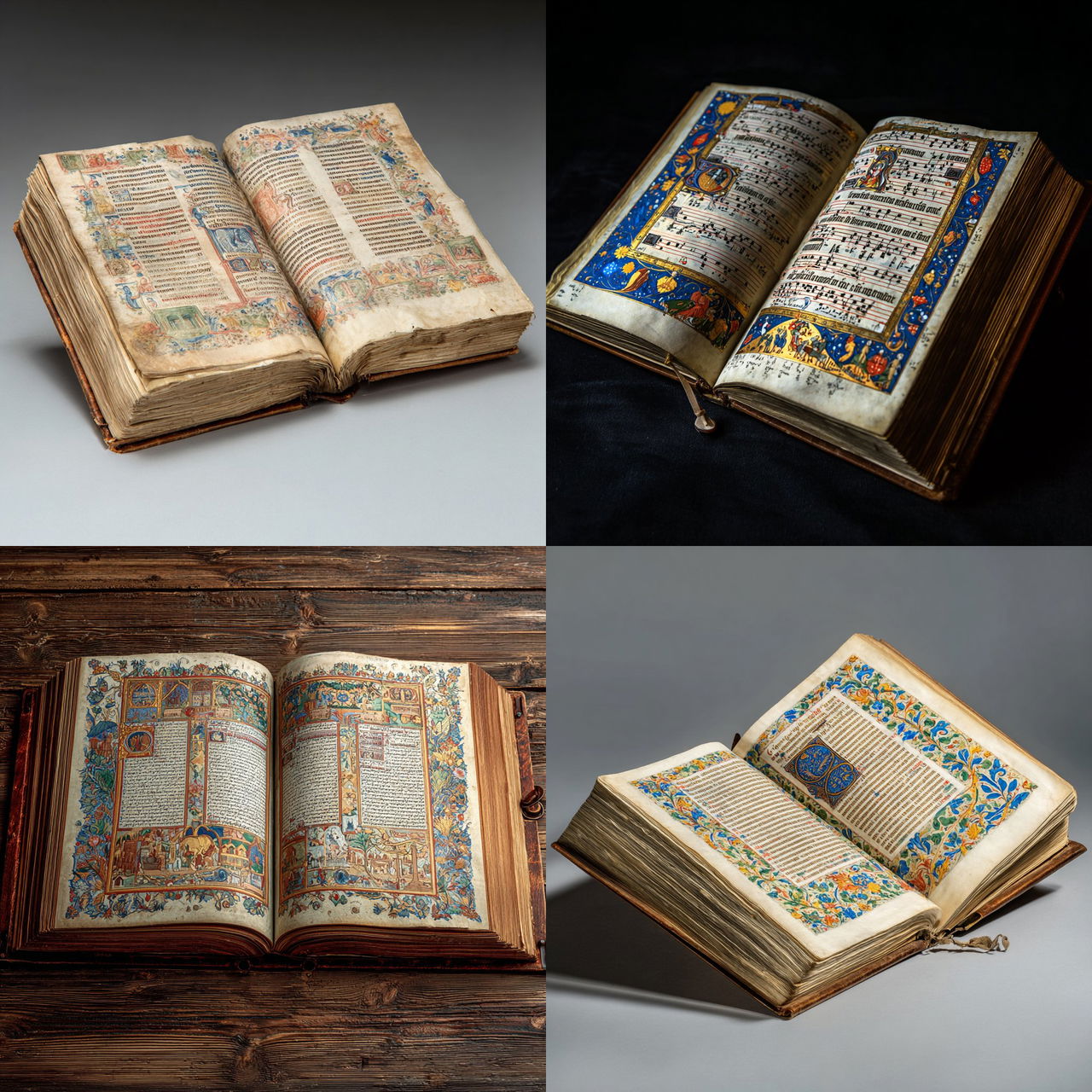Illuminated manuscript style, Midjourney V7, render 1 of 4